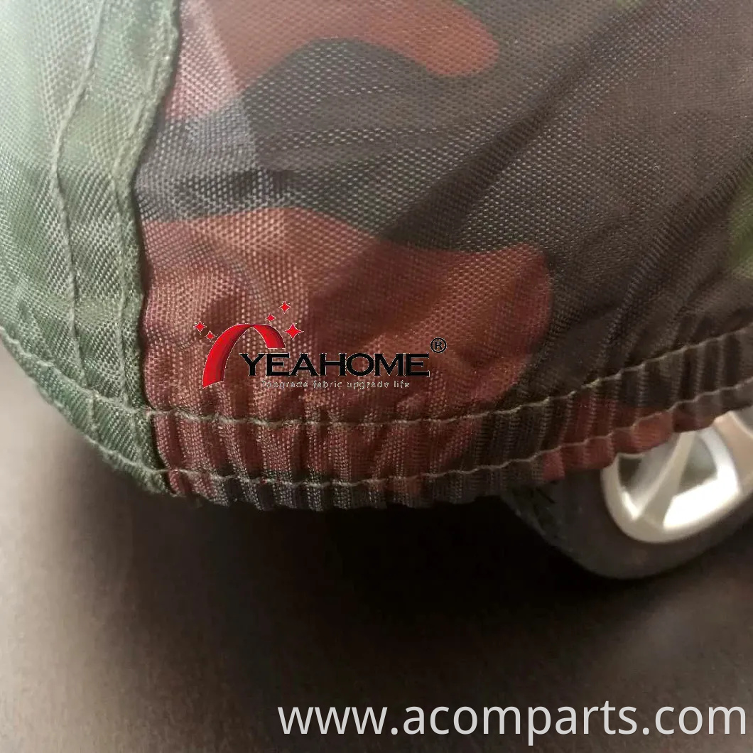 Camouflage Printed Car Cover Easy Installment Customized Auto Cover